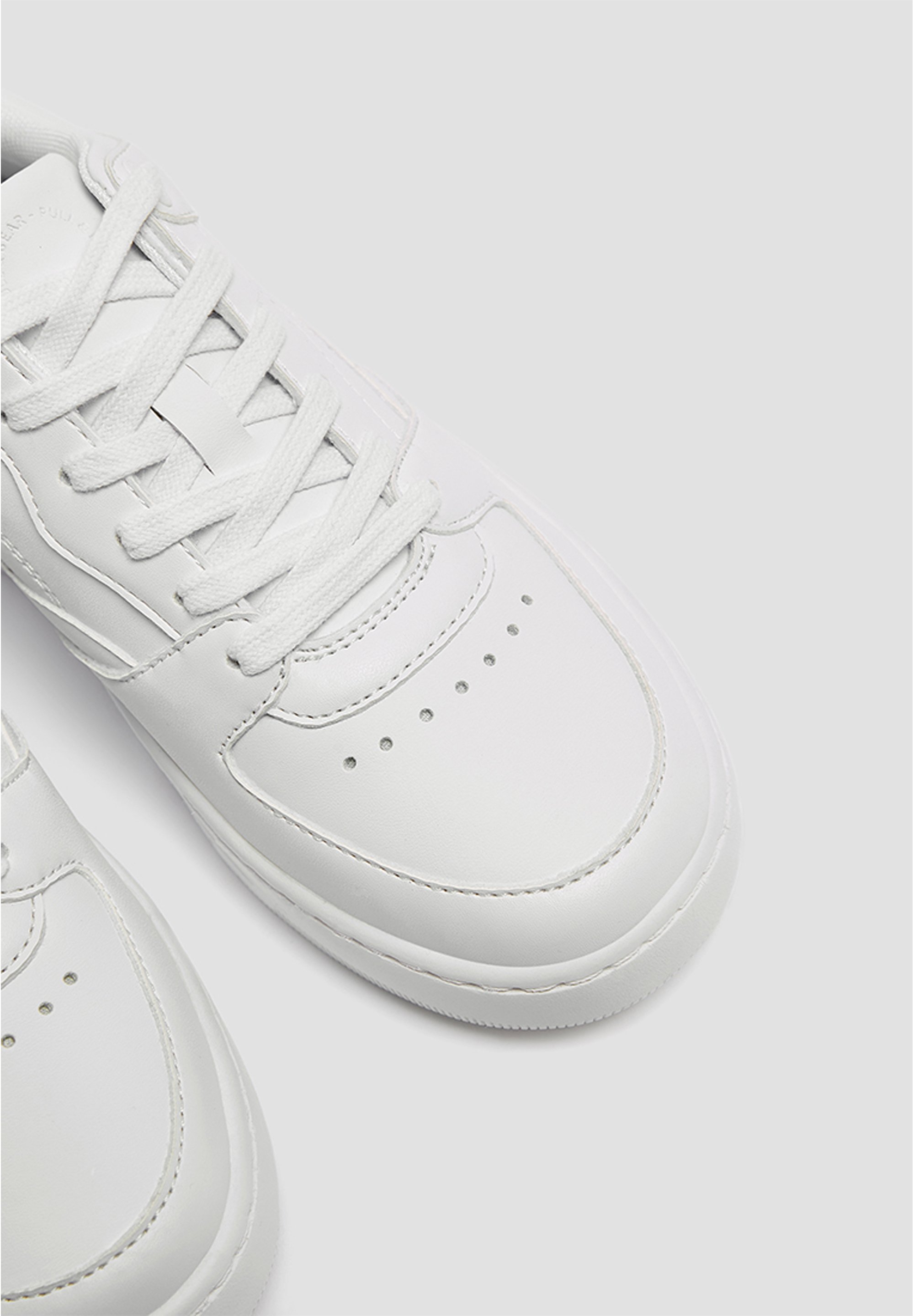 PULL\u0026BEAR Sneakers laag - white/wit - Zalando.nl