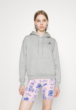 EMBROIDERED HOODIE - Hoodie - vintage grey heather