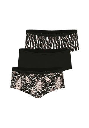 3 PACK - Shorty - léopard-noir-imprimé