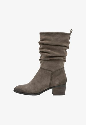 Tamaris Bottines de cowboy / motard - taupe