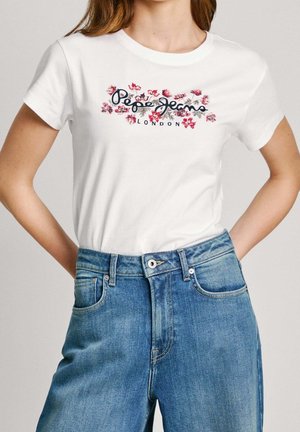 Print T-shirt - white