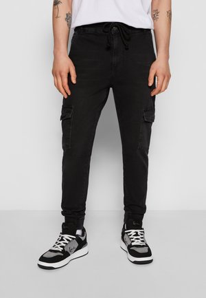 Relaxed fit jeans - black