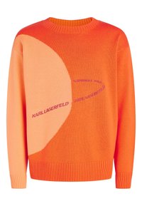 KARL LAGERFELD Stickad tröja - orange