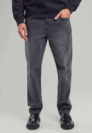 DELTA - Jeans baggy - washed black