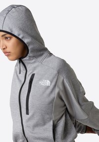 The North Face W MOUNTAIN ATHLETICS FLEECE FULL ZIP JAC - Löparjacka - tnf pale grey heather m