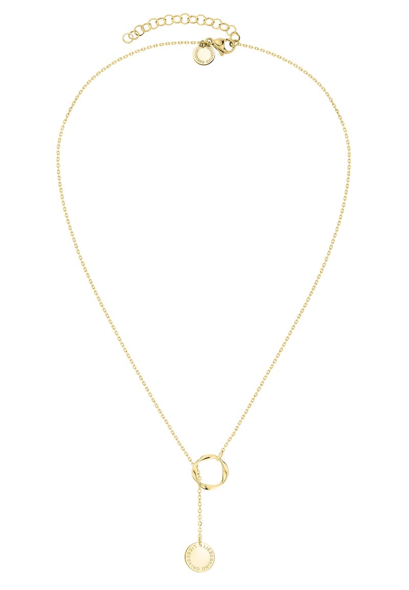 Collana Liebeskind Berlin In Acciaio Inossidabile - Colore Oro Rosa, Lunghezza 40-45 Cm