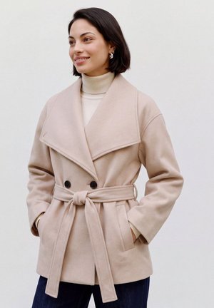 Vero Moda, VMVINCESELMIA JACKET NOOS - Късо палто - oatmeal melange
