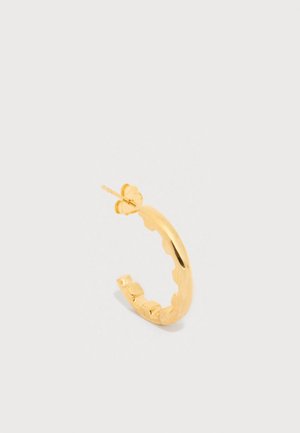 HOOP EARRING UNISEX - Yksittäinen korvakoru - yellow gold-plated