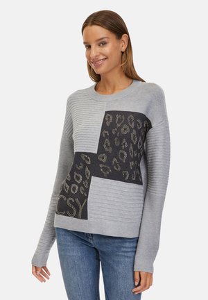 MIT STRUKTUR - Jumper - patch grey grey