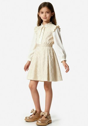 DeeZee, DEEZEE LOW SHOES GIRL GOLD-COLOURED CEO-CS6511-05 - Ballerina's met enkelbandjes - gold-coloured