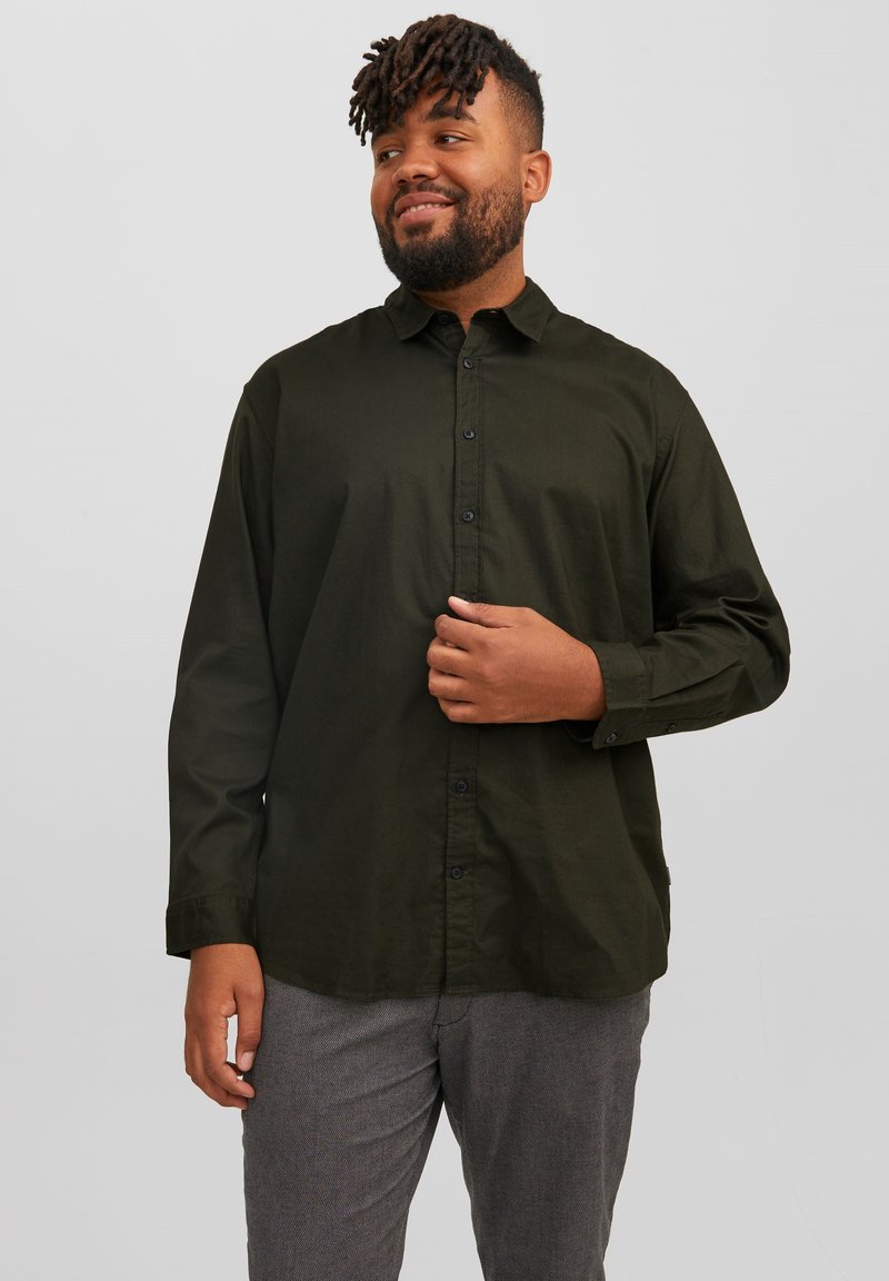 Jack & Jones JJEGINGHAM SHIRT - Majica - rosin