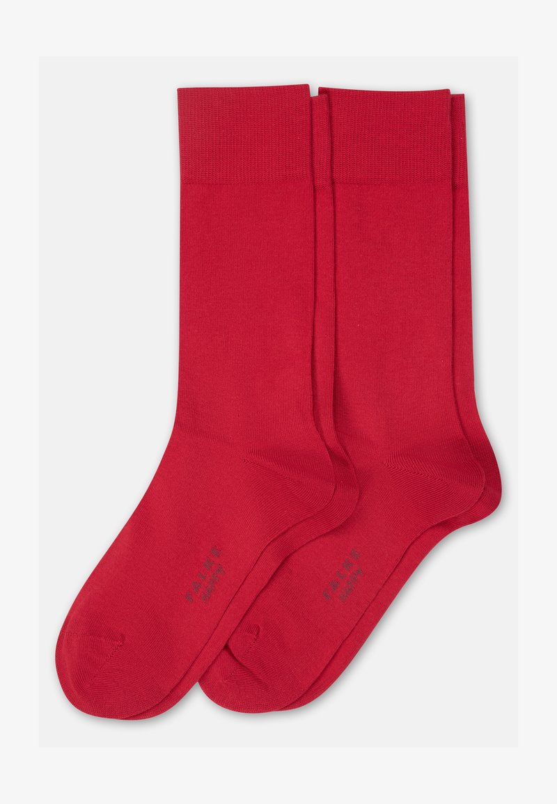 FALKE HAPPY 2 PACK - Sokker - scarlet