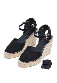 FRED MARTIN COLLECTION BARI - Sandales à plateforme - black suede