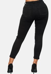 Elara HIGHWAIST - Vaqueros pitillo - schwarz