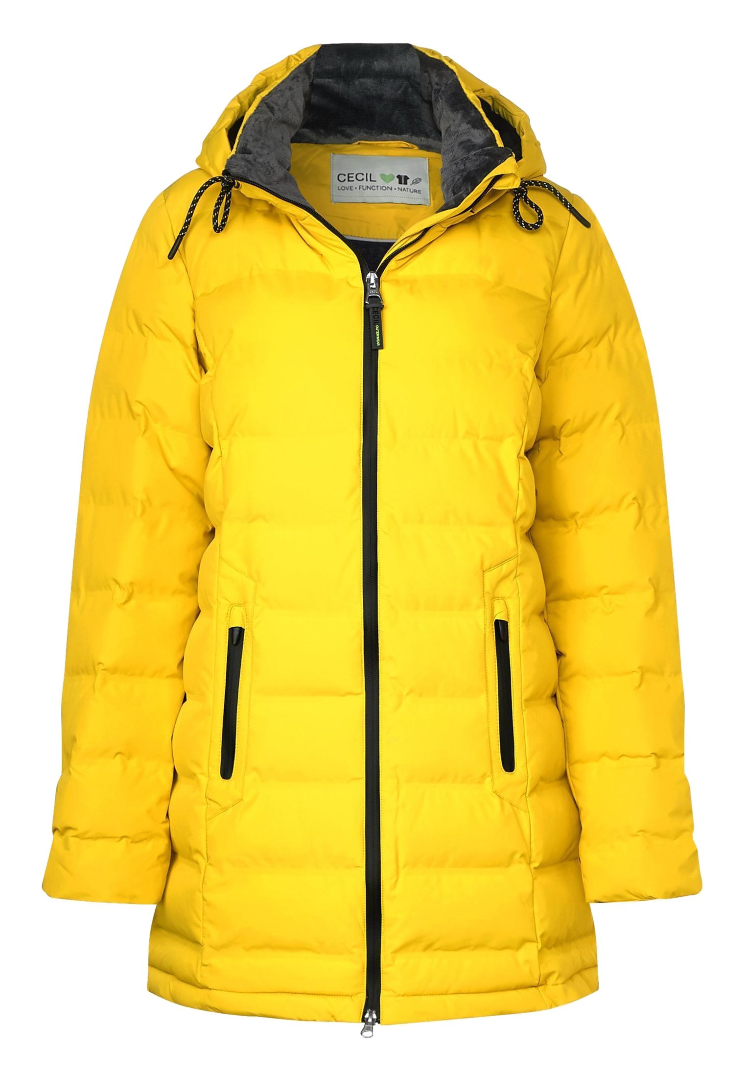Winterjas yellow Winterjas yellow