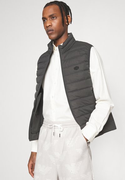 Emporio Armani DOWN WAISTCOAT - Colete - carbone