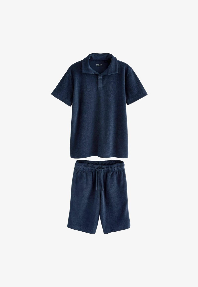 Next SHORT SLEEVE SET - REGULAR FIT - Pantaloni de trening - navy blue