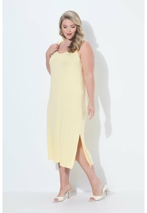 MIAMODA Vestito di maglina - sorbet yellow