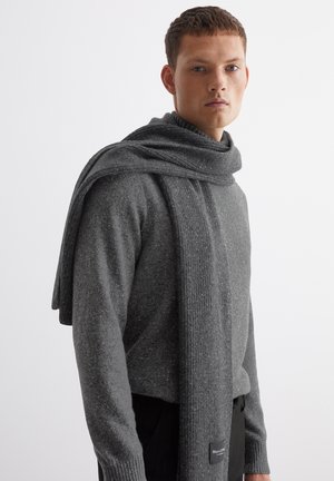 Scarf - graphite grey melange