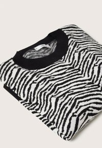 Mango Strickpullover - black