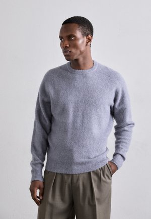 FLUFFY HAMMER SLEEVE - Jumper - grey