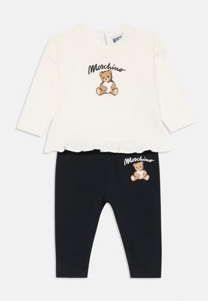 MOSCHINO BABY SET - Tracksuit - cloud/black
