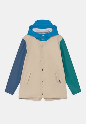 ELEPHANT MAN UNISEX - Waterproof jacket - fog beige/multi