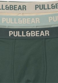 PULL&BEAR LOGO - 3-PACK - Boxer alsónadrág - beige