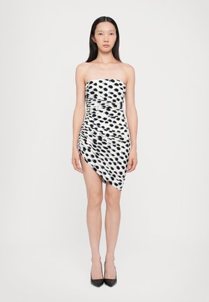 STRAPLESS DIANA MINI DRESS - Cocktailkjole - black/white