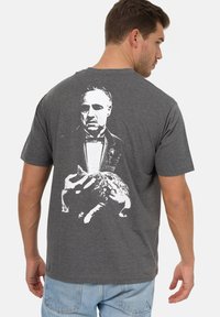 Re:Covered THE GODFATHER B&W SKETCH DARK - Camiseta estampada - dark grey marl