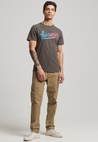 Superdry & Co VINTAGE SHADOW  - Camiseta estampada - vintage black