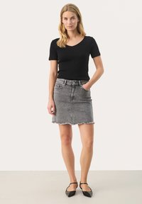 Part Two JENICE - Minisukňa - grey denim