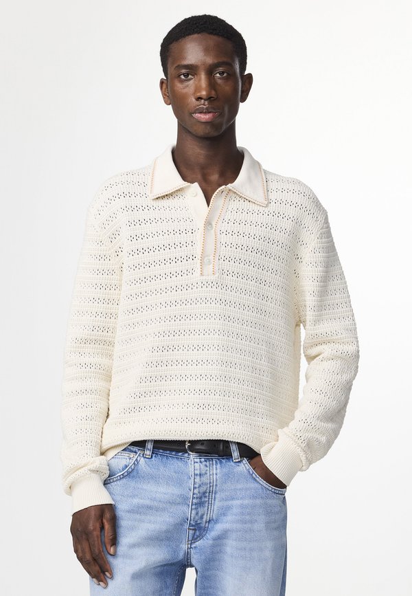 Langarmshirt - ivory