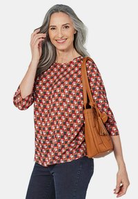 GOLDNER 3/4-ARM MIT GRAFISCHEM  - Bluse - brown