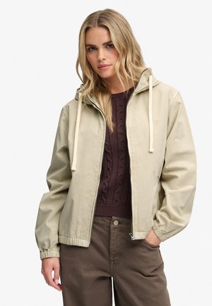 Superdry & Co, HOODED WASHED  - Lichte jas - peyote beige