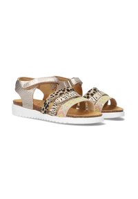 Develab PLATTE - Sandals - gold-coloured