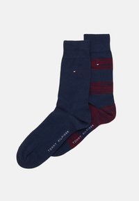Não selecionado, navy/rouge