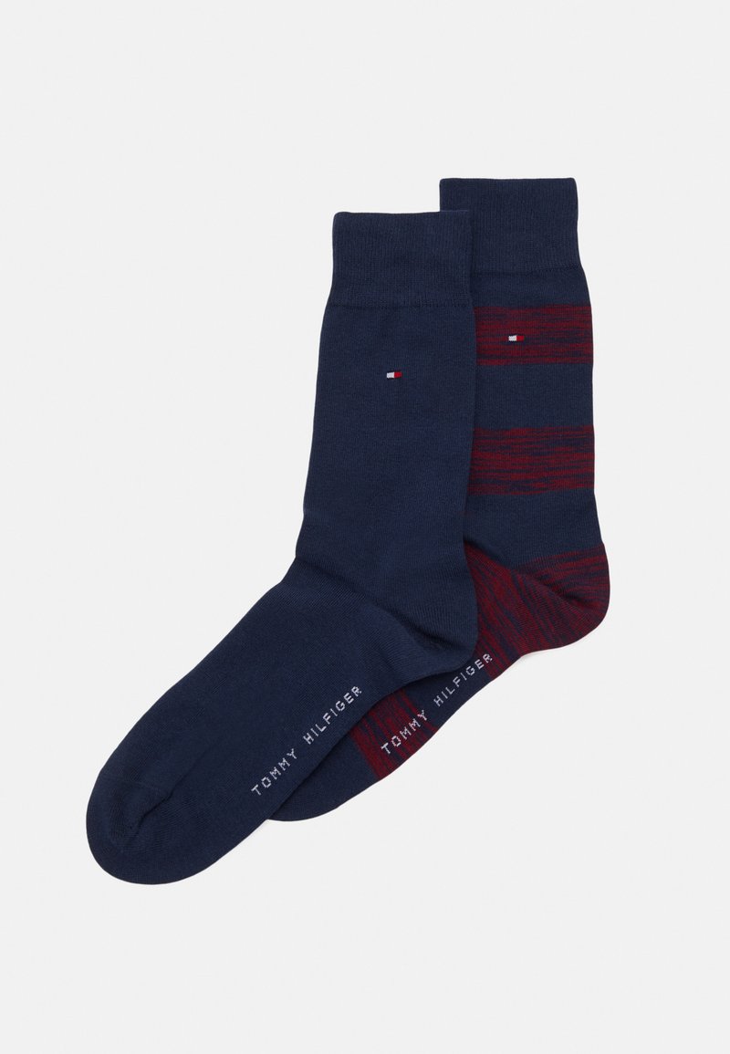 Tommy Hilfiger MEN RUGBY SOCK 2 PACK - Meias - navy/rouge