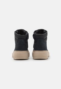 Geox DARTAH - Botines con cordones - navy/black