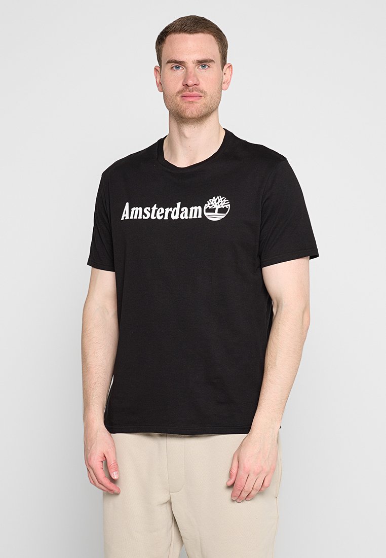 Timberland T-shirt print zwart Timberland T-shirt print zwart