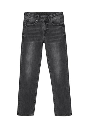Indian Blue jeans WIDE - Jeans Straight Leg - black denim