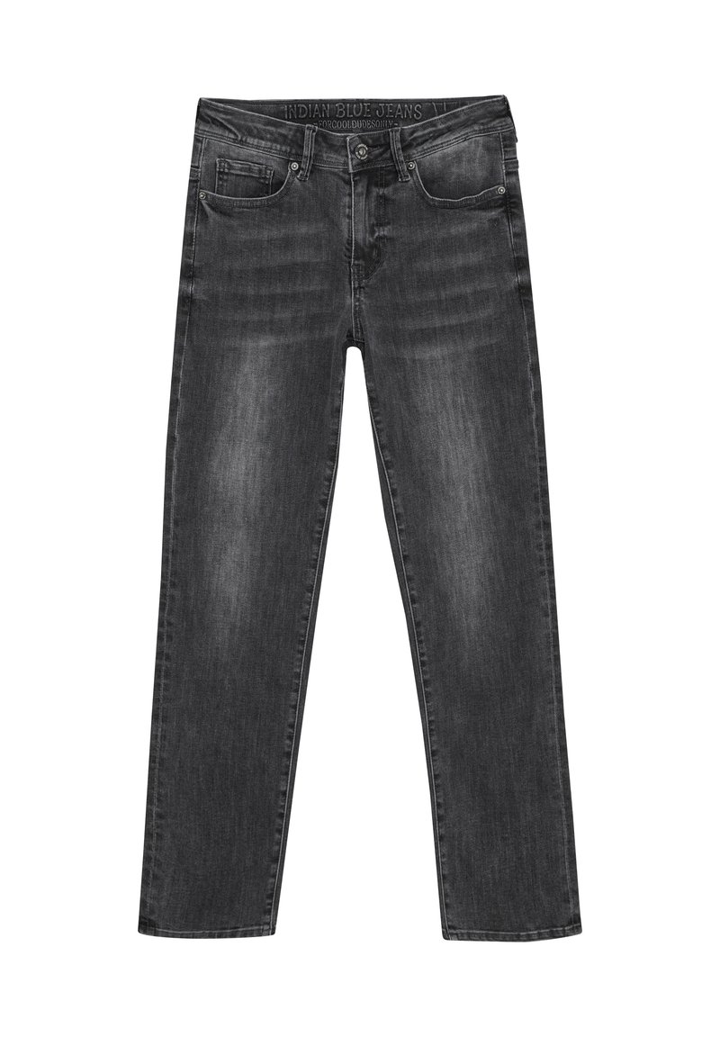 Indian Blue jeans WIDE - Jeans straight leg - black denim