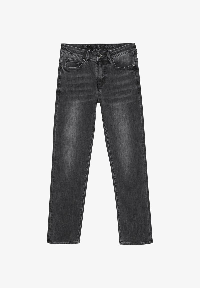 Indian Blue jeans WIDE - Jeans straight leg - black denim