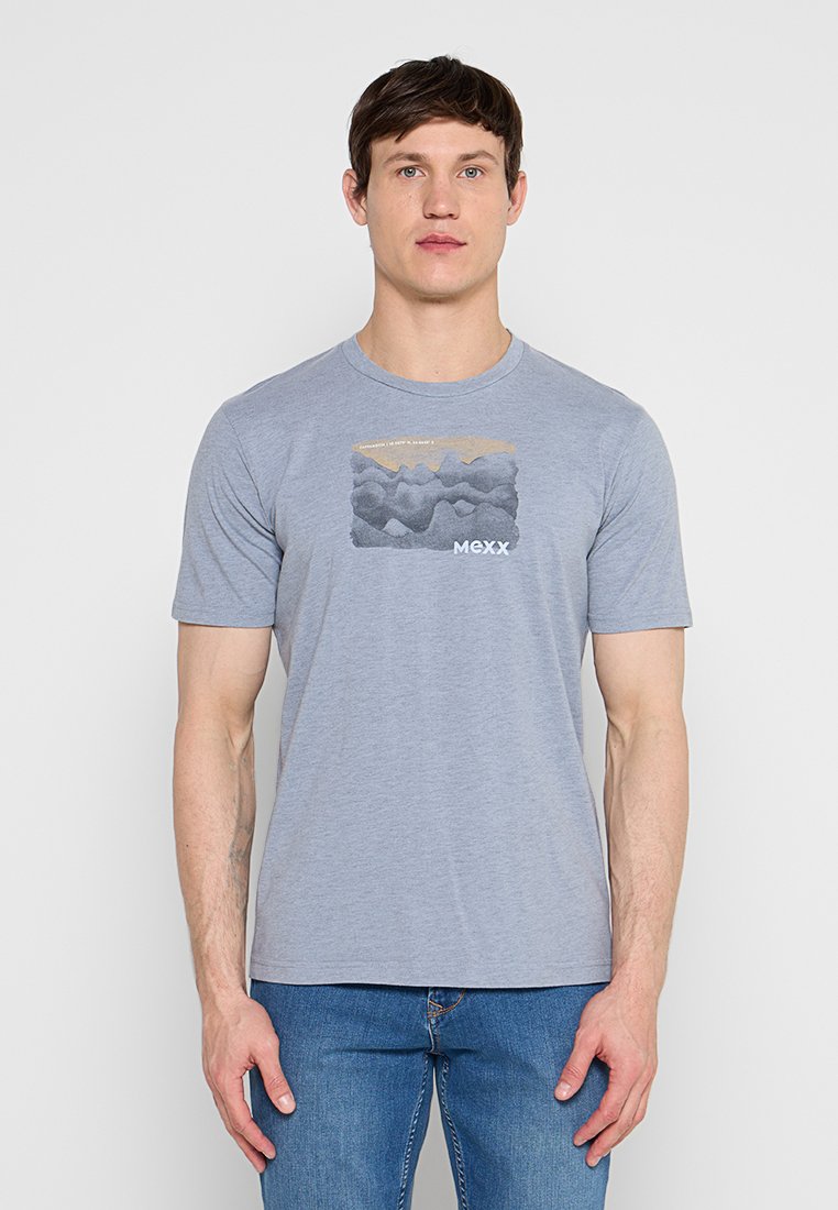 Mexx T-shirt print blauw