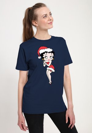 BETTY BOOP CHRISTMAS WISHING - Camiseta estampada - navy blue