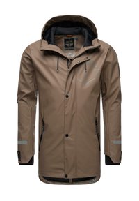 STONE HARBOUR TAMIO - Regnjakke / vandafvisende jakker - dark taupe