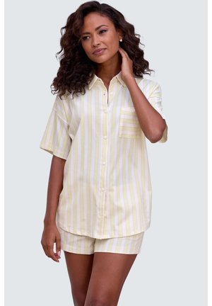 VIVANCE DREAMS BY LASCANA DOLCE VITA BUTTON SHORTY - Komplet pižame - yellow