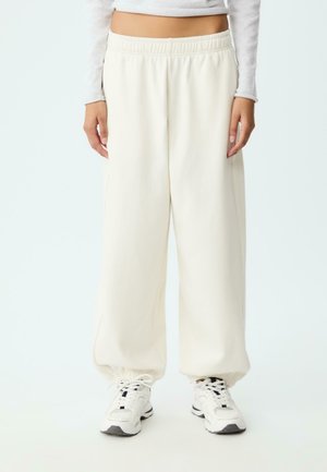WITH PIPING  - Pantaloni sportivi - white