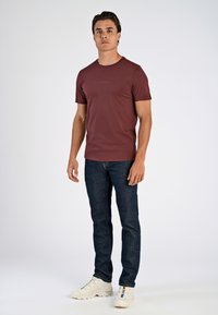 Lindbergh TEE S/S - T-shirt - bas - burgundy