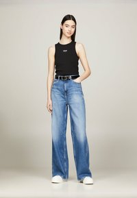 Tommy Jeans SCRIPT LOGO SLIM TANK - Top - black